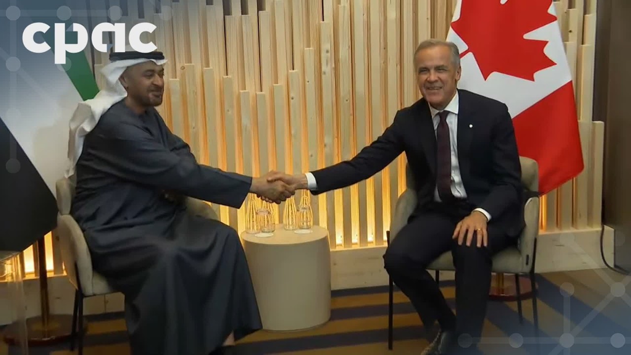 2026 G7 Leaders&rsquo; Summit: PM Carney meets with UAE President Mohamed bin Zayed Al Nahyan