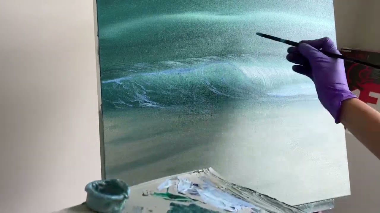 How to Paint a Breaking Wave