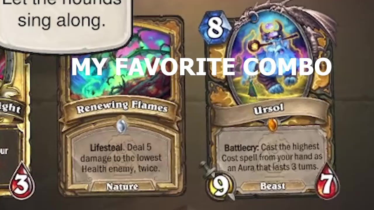 the ursol combo is really fun