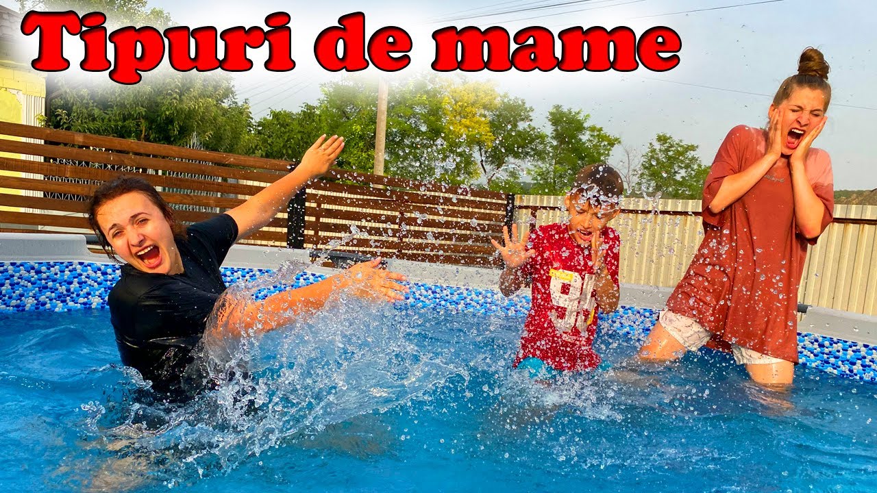 TIPURI de MAME🤱la PISCINA 🏖