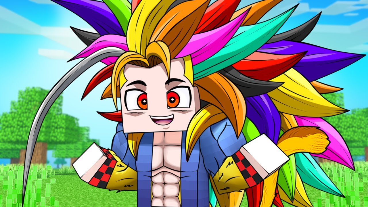 O SUPER SAIYAJIN 10 no DRAGON BALL SUPER MINECRAFT