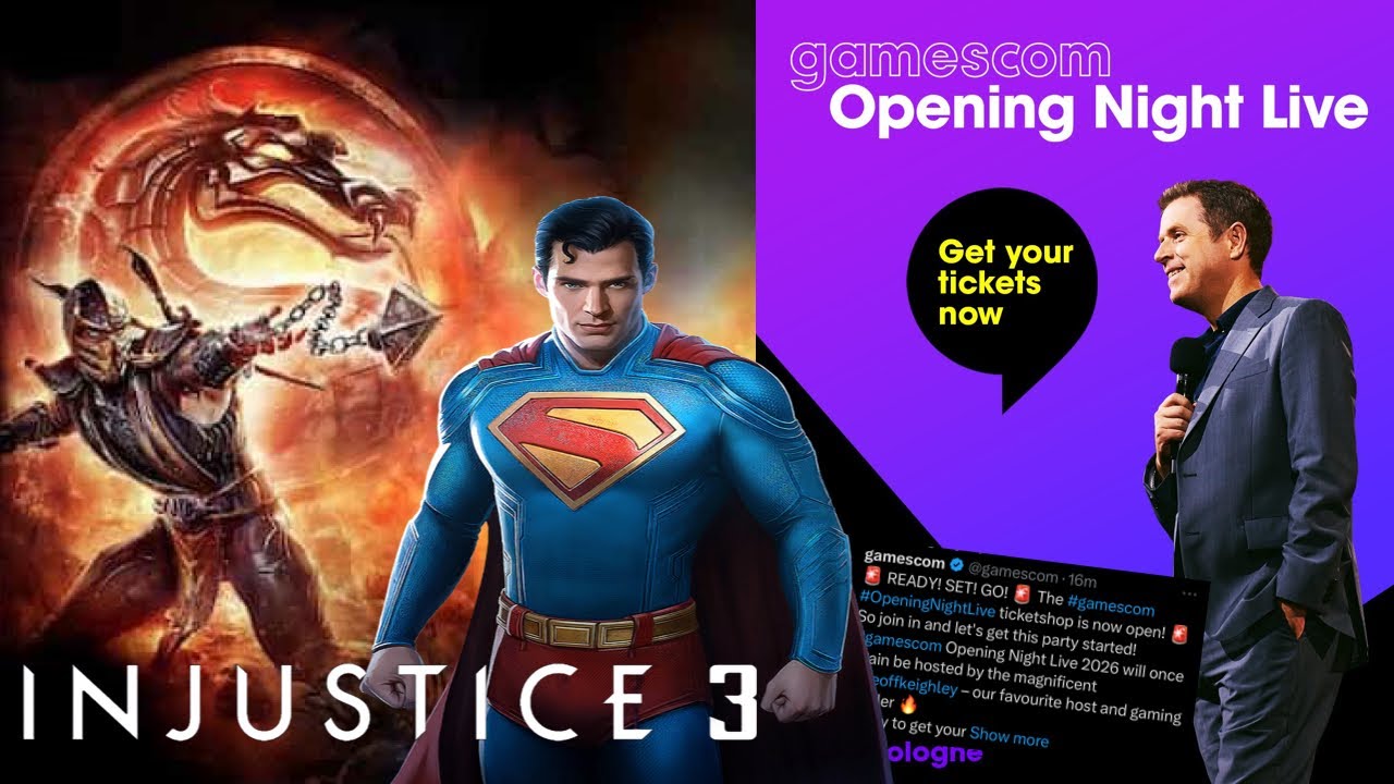 Injustice 3 Reveal At Gamescom? Geoff Keighley Announces Gamescom Date & Will NRS Be There & More