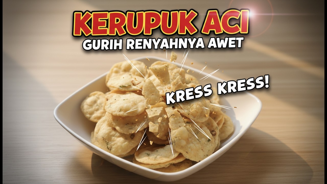 KERUPUK ACI GURIH RENYAH ENAK TANPA DIJEMUR