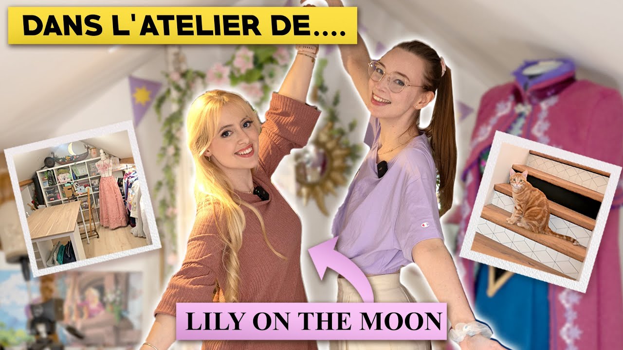JE VISITE L'ATELIER DE... LILY ON THE MOON (Entre princesses, couture, chats et bijoux)