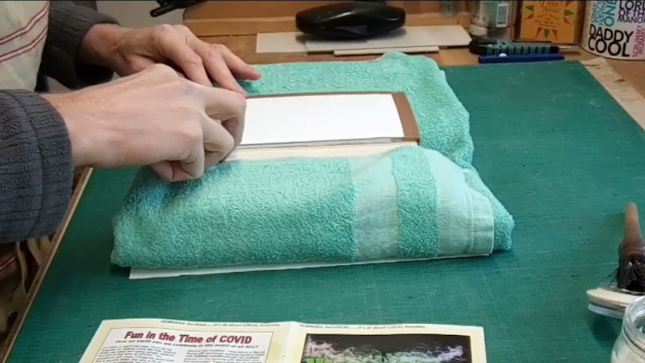Bookbinding - Dealing with Warped Boards