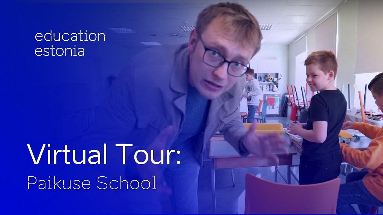 Virtual Tour: Paikuse School, Estonia (English subtitles)