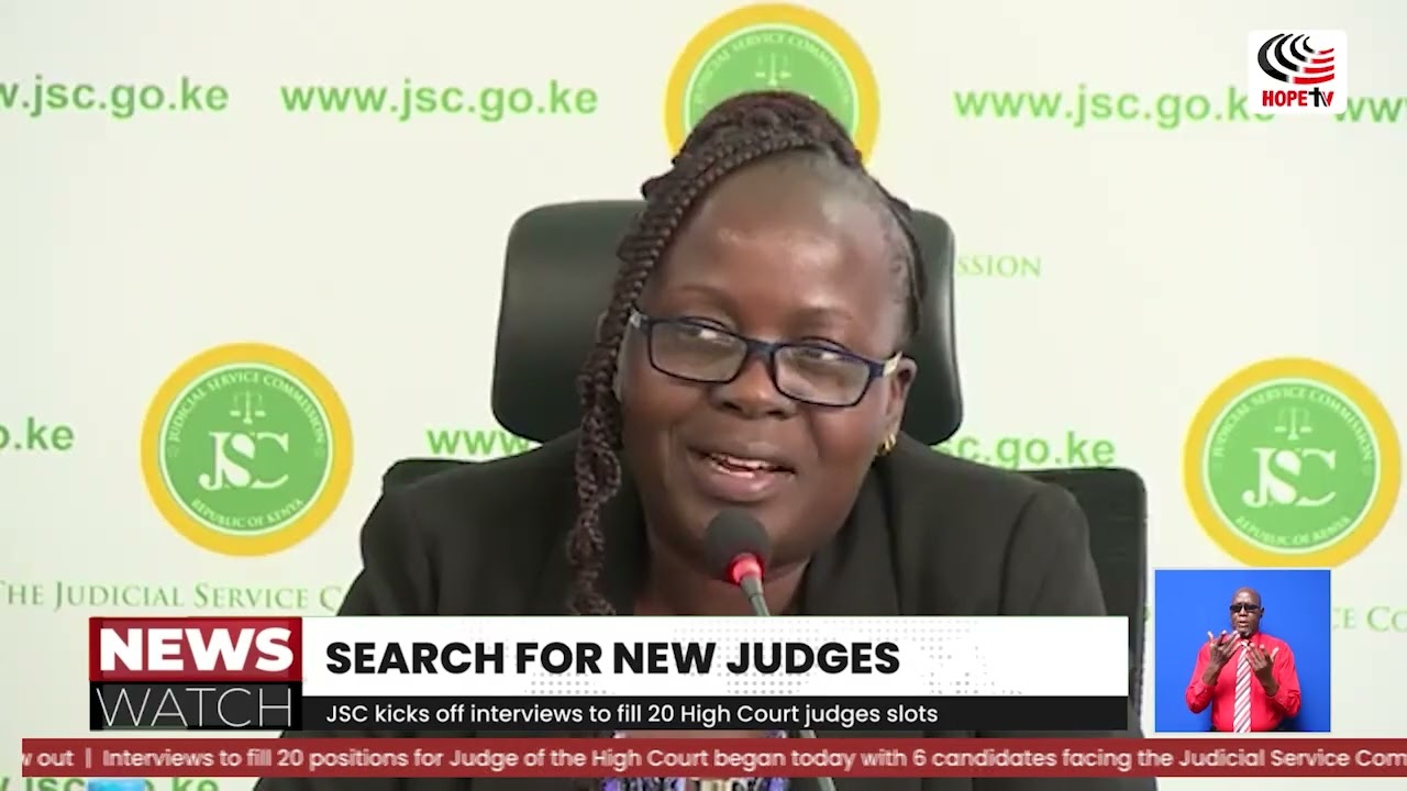 SEARCH FOR NEW JUDGES