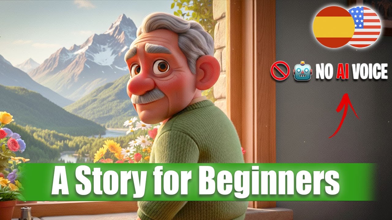 Learn Spanish with a Simple Story | Real Voice, No AI (Beginner Level) - Nunca es tarde