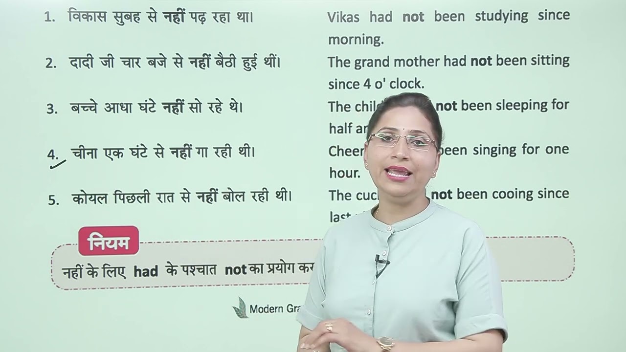 Ch 16 | Past Perfect Continuous Tense |  Modern English Grammar | Class 05 | Unit 2 | Growing Mind |