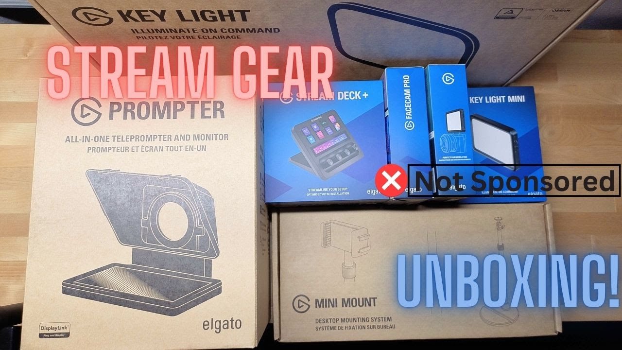 Unboxing Time! | Join me for an Unsponsored Video of Some New Stream Gear!