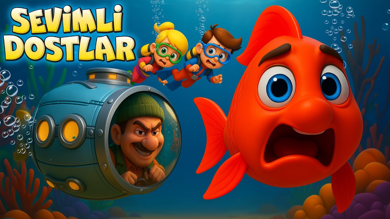 Kırmızı Balık Nerede? 3D Versiyonuyla Karşınızda! 🔍🐠 | Sevimli Dostlar Bebek ve &Ccedil;ocuk Şarkıları