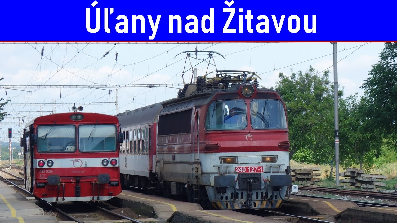 Vlaky Úľany nad Žitavou ► 24.07. 2019