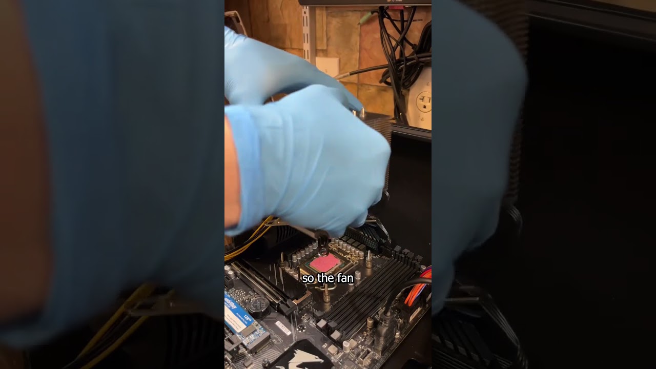 Russian computer repair shop harmed this poor #gaming #pc Intel CPU was on fire 😢 #tech #shorts