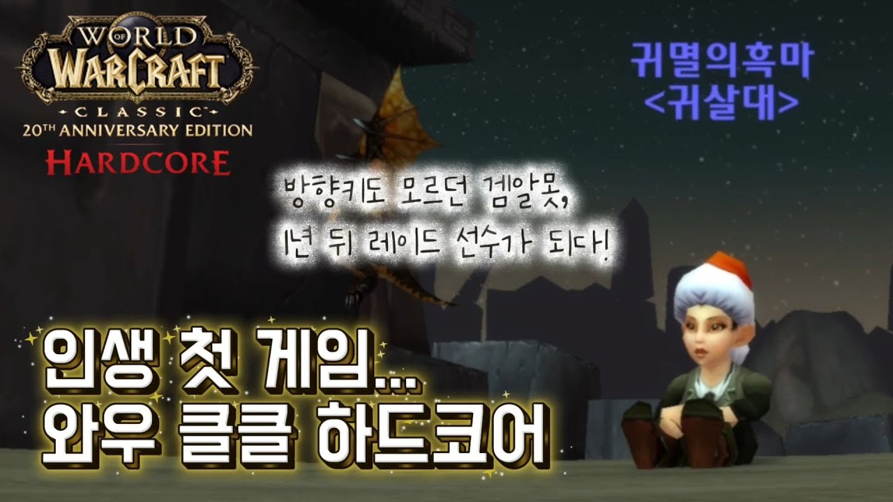 [와우 하드코어] 인생 첫 게임 하코, 1년 뒤 레이드 선수 되다!