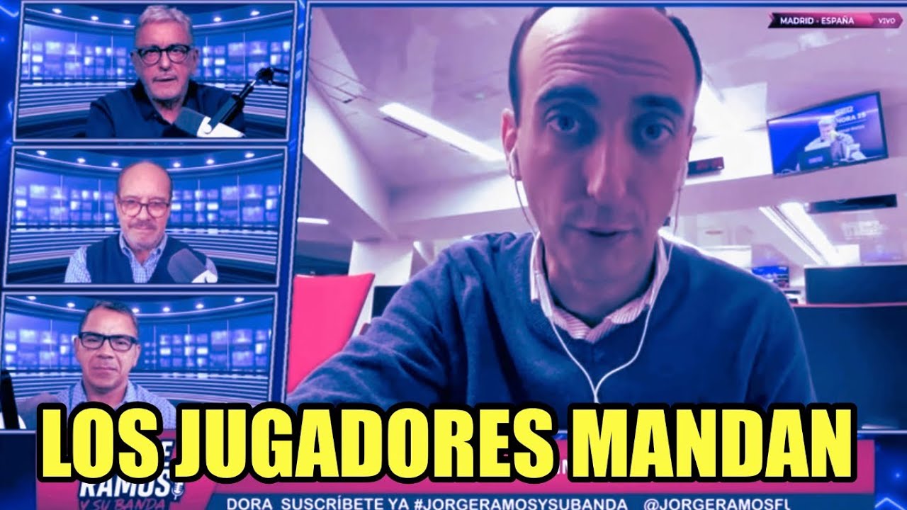 ANTÓN MEANA EN JORGE RAMOS: EL MADRID ES UN  DESPROPÓSITO, LOS JUGADORES TIENEN EL CONTROL!!