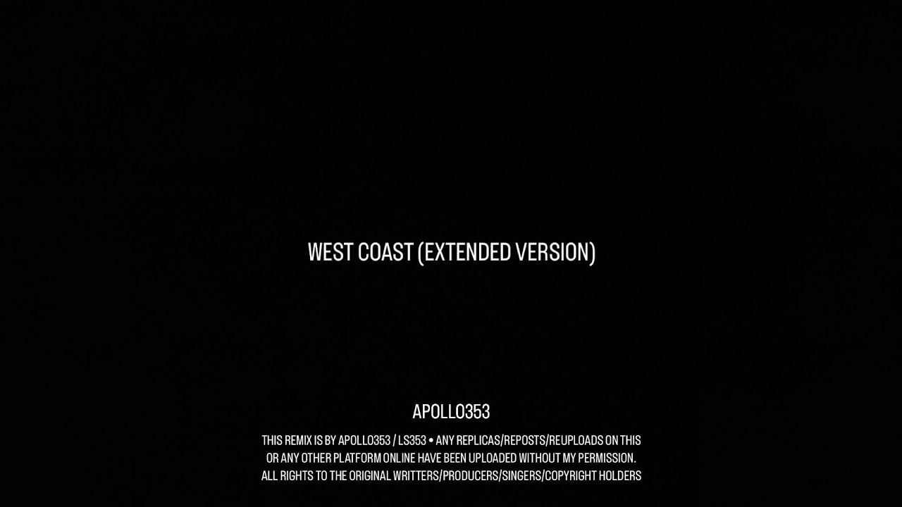 WEST COAST (APOLLO353 EXTENDED VERSION)