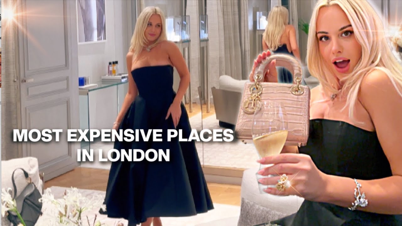 trying the BEST REVIEWED and MOST EXPENSIVE BEAUTY, HOTELS, and RESTAURANTS IN LONDON