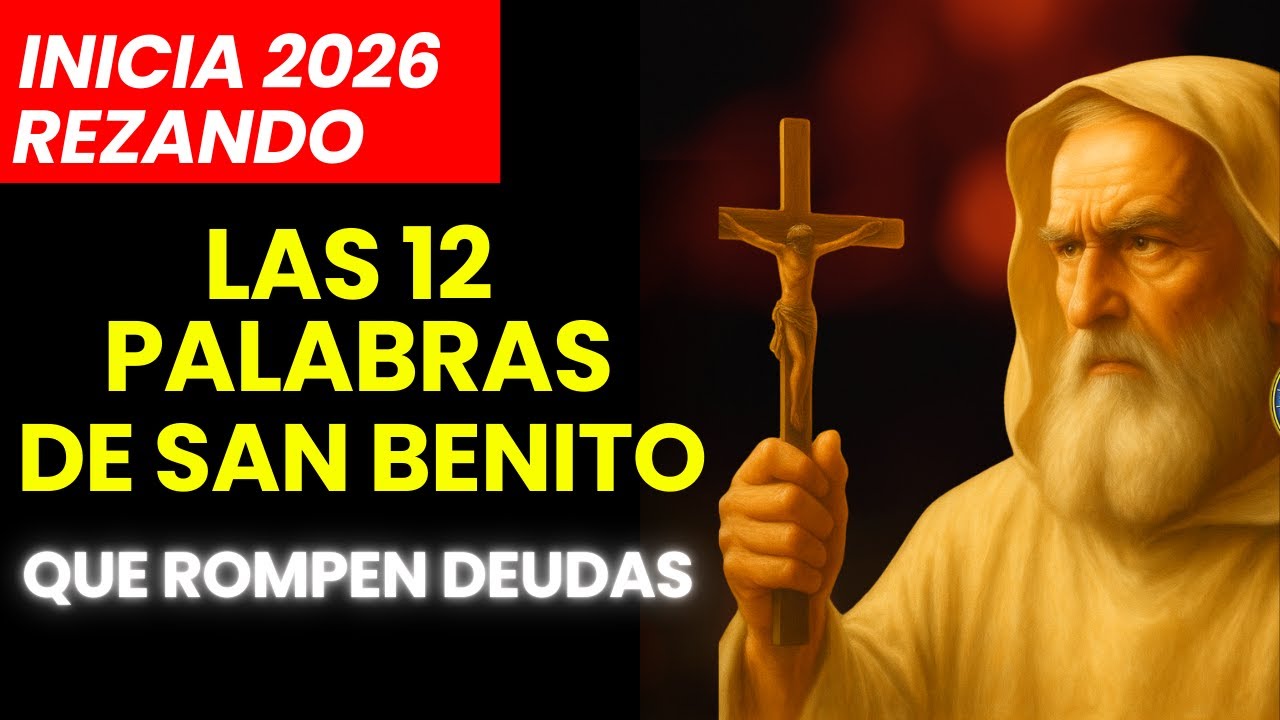 📿 REZA LAS 12 PALABRAS DE SAN BENITO y Recibe Prosperidad Urgente y Liberación Financiera