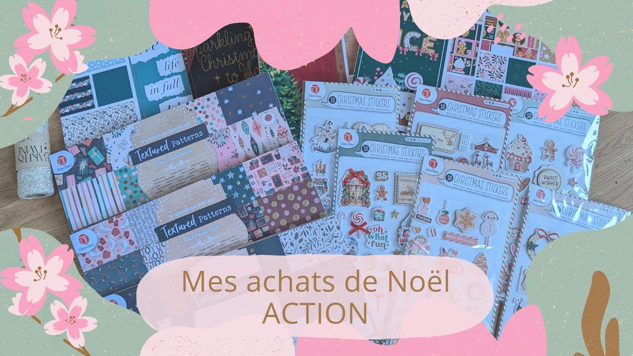 HAUL ACTION : les blocs de Noël - SCRAPBOOKING 🎄🎅🏼