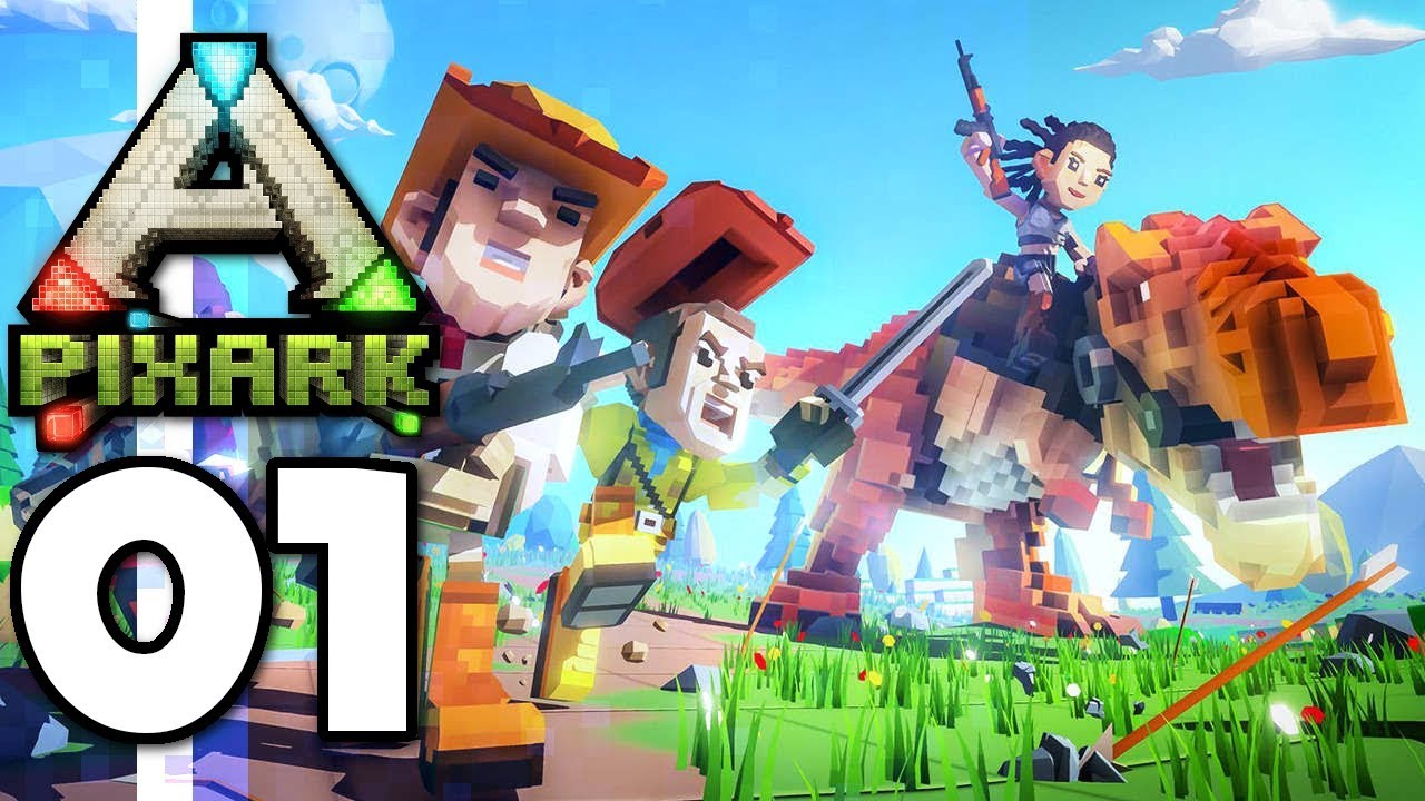 PixARK ▫ ARK Meets Minecraft Meets... ME! (Ep.01)