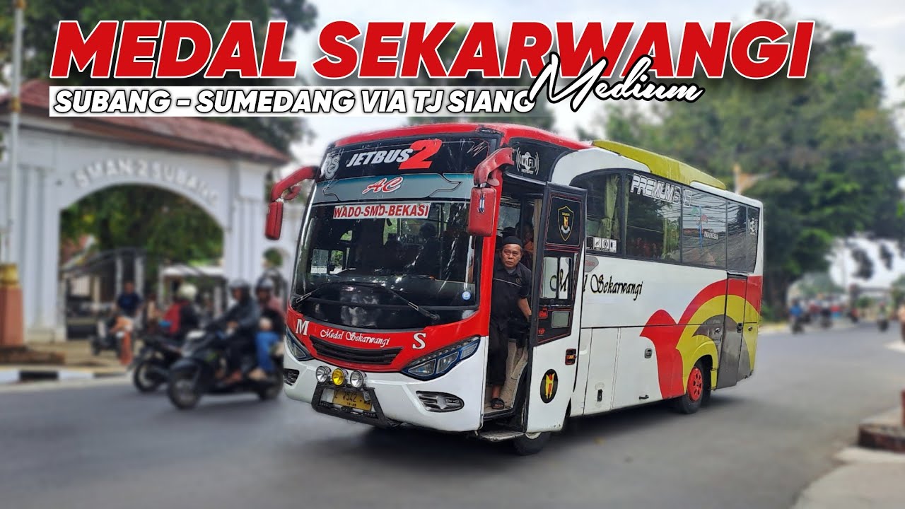 SUBANG - SUMEDANG NAIK PO MEDAL SEKARWANGI | Bus paling bagus di rute ini