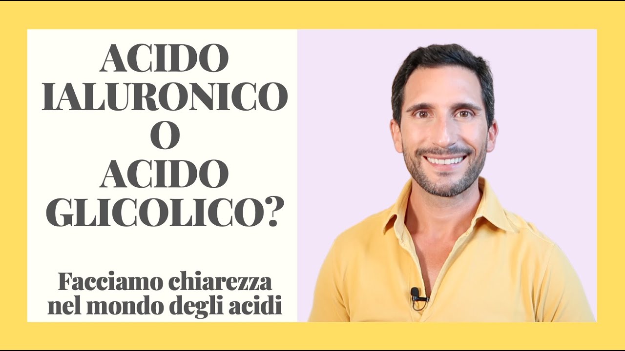 ACIDO IALURONICO O ACIDO GLICOLICO? Facciamo chiarezza nel mondo degli acidi