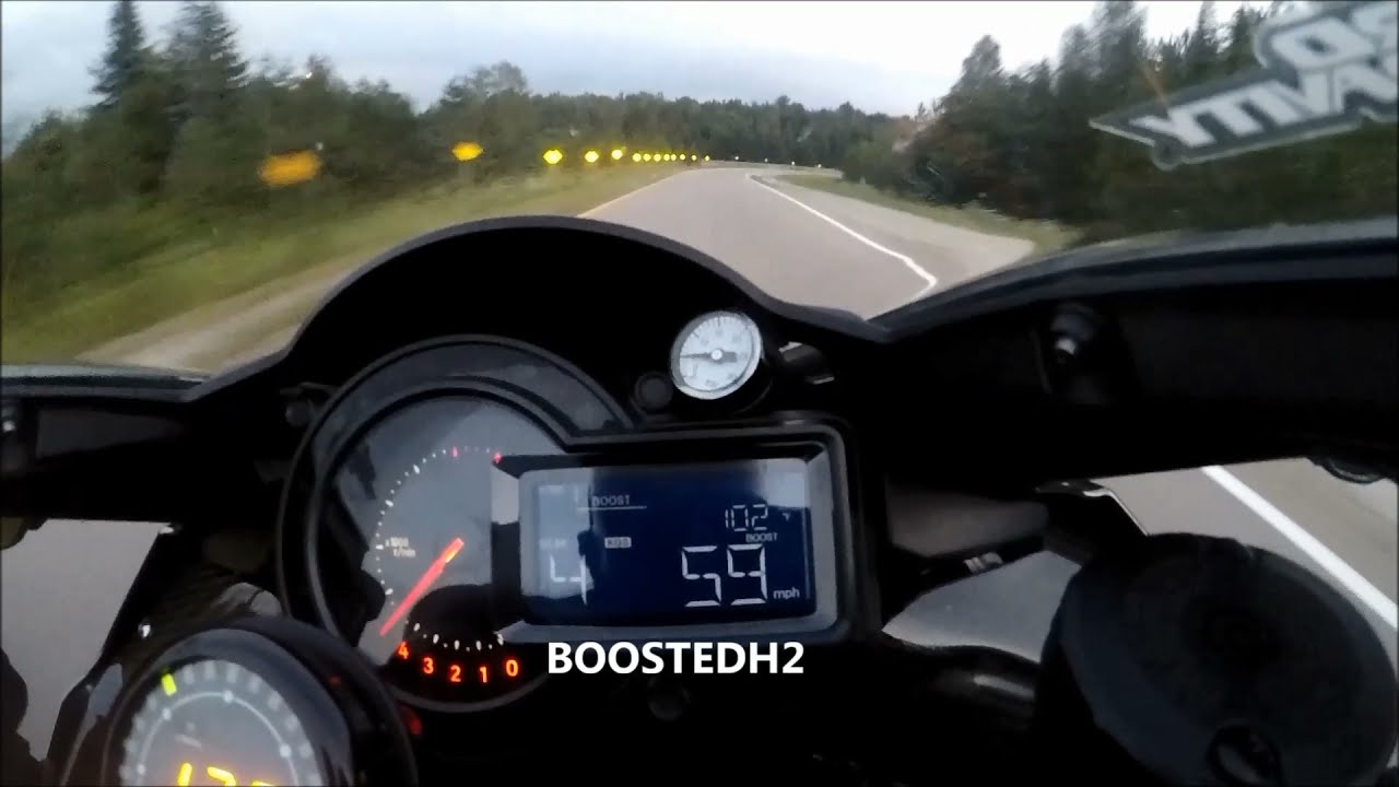300hp Kawasaki Ninja H2 Highway Acceleration