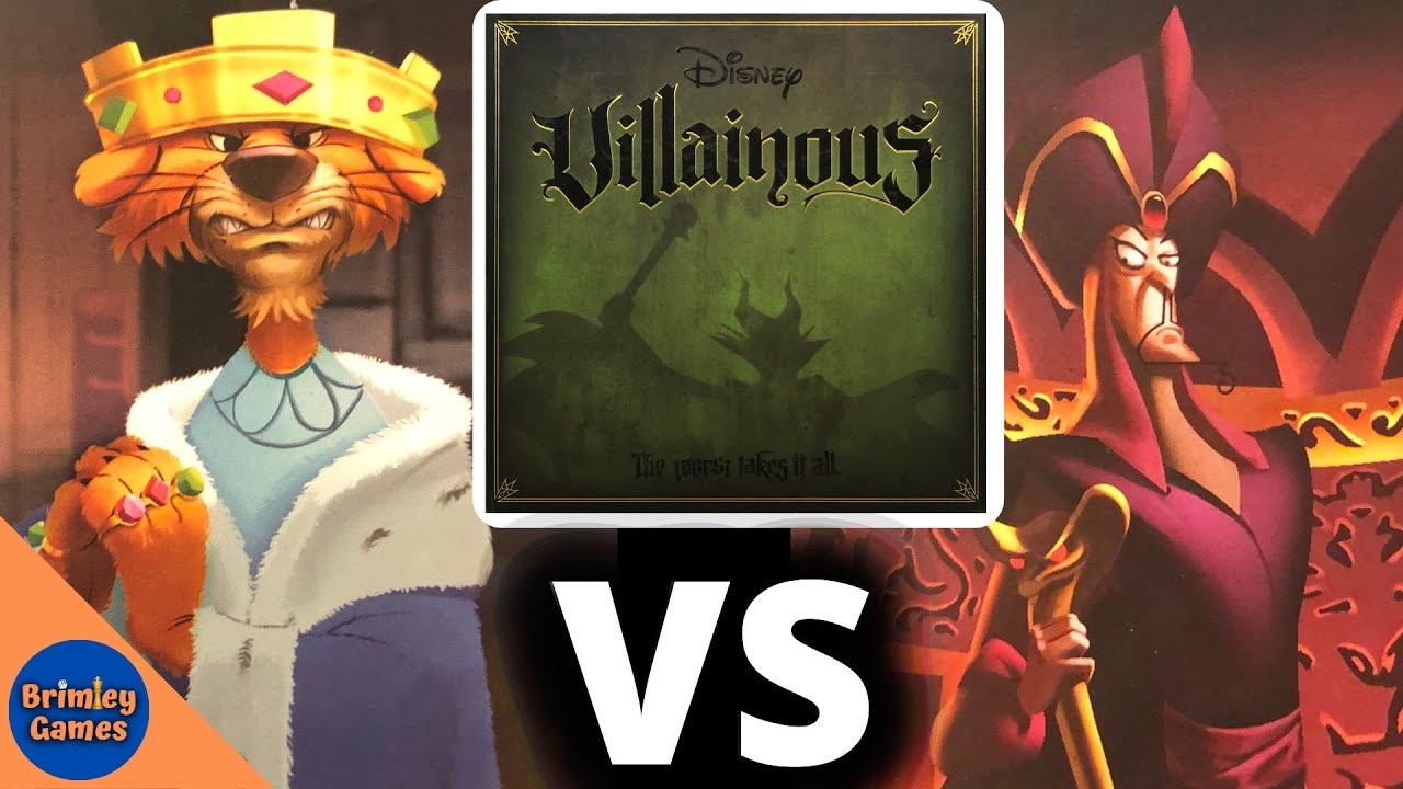 Jafar VS Prince John in Disney Villainous Game Night | 1 on 1 Actual Gameplay