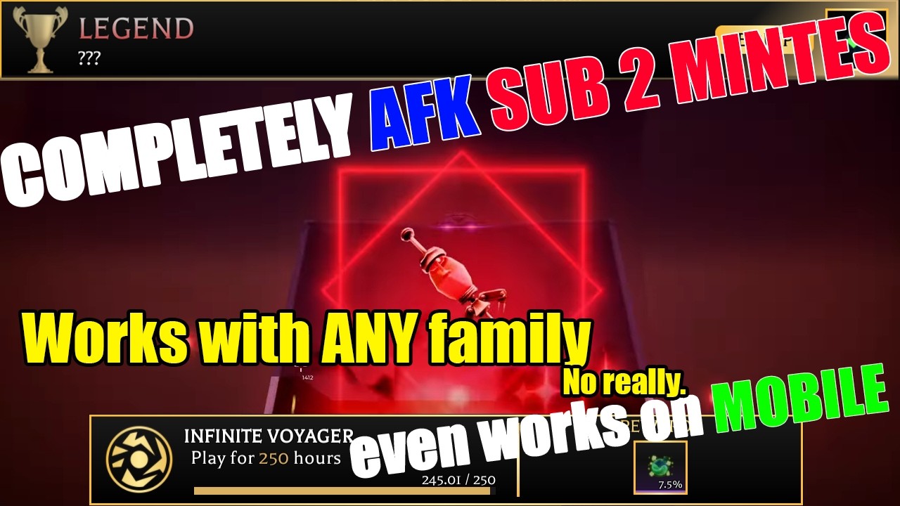 I found a way to AFK RAIDS with ANY FAMILY........