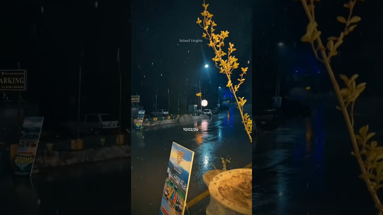 10/02/26 live Snowfall Murree Snowfalling #snowfall #live #today