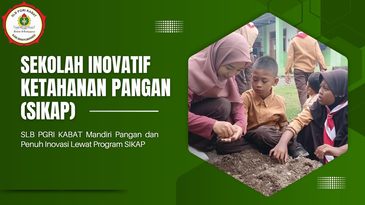 #SERIKAT26.1 👨‍🌾👩🏻‍🌾SLB PGRI KABAT MENGUBAH LAHAN MENJADI SUMBER PANGAN MANDIRI 