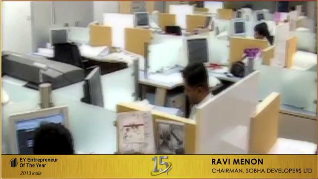 EY Entrepreneur of the Year - Mr. Ravi Menon, Sobha Limited