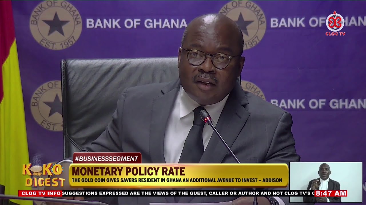 The gold coin gives savers resident in Ghana an additional avenue to invest – Addison