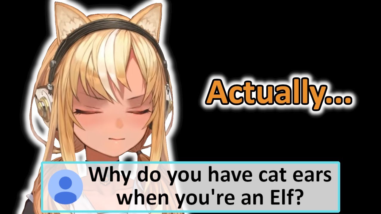 Shiranui Flare Tells The Truth About Her Cat Ears