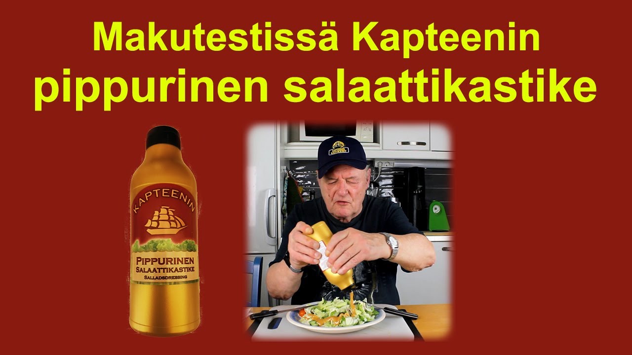 Makutestiss&auml; Kapteenin pippurinen salaattikastike