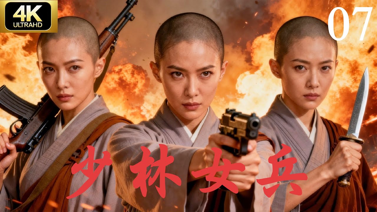 《少林女兵》第07集｜国难当头，女尼入世抗敌｜4K经典抗日剧完整版⚔️