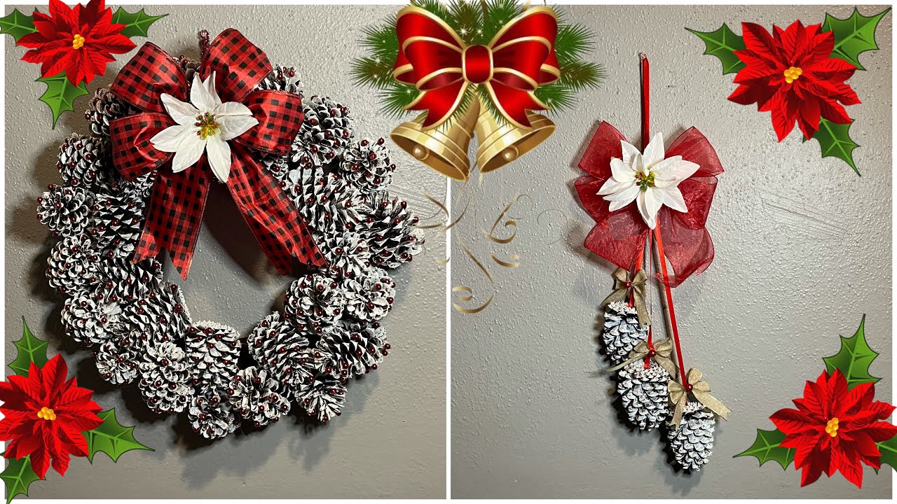 2 manualidades con piñas de pino que te encantarán