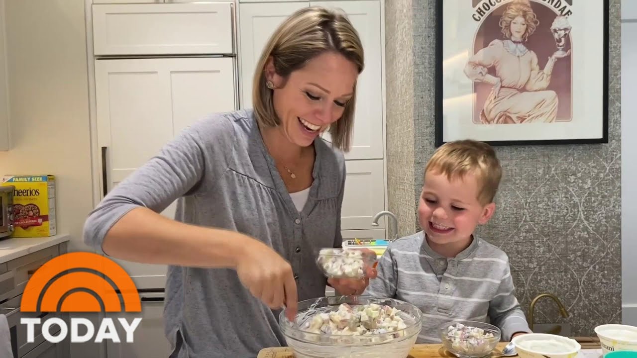 Cooking With Cal: Dylan Dreyer And Her Son Make Apple Salad | TODAY