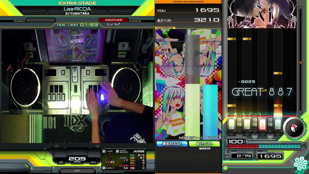 【beatmania IIDX】Lisa-RICCIA   SP  ANOTHER  初FC