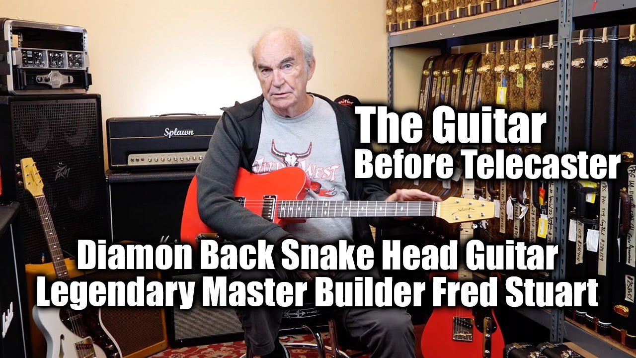 Keith Urban's favorite guitar The Guitar Before Telecaster Fred Stuart Dimond Back Snake Head Guitar