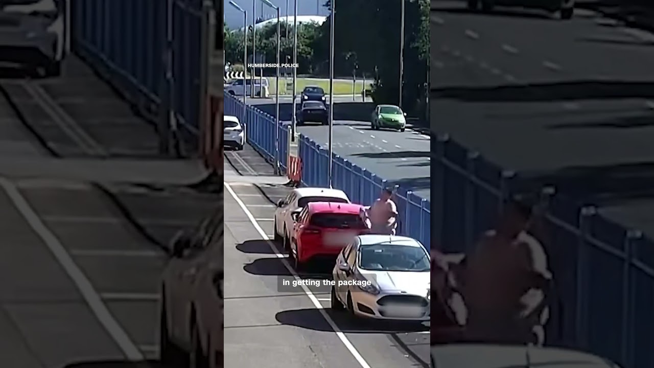 Камеры наблюдения засняли неудачную попытку переброса наркотиков в тюрьму в Англии
