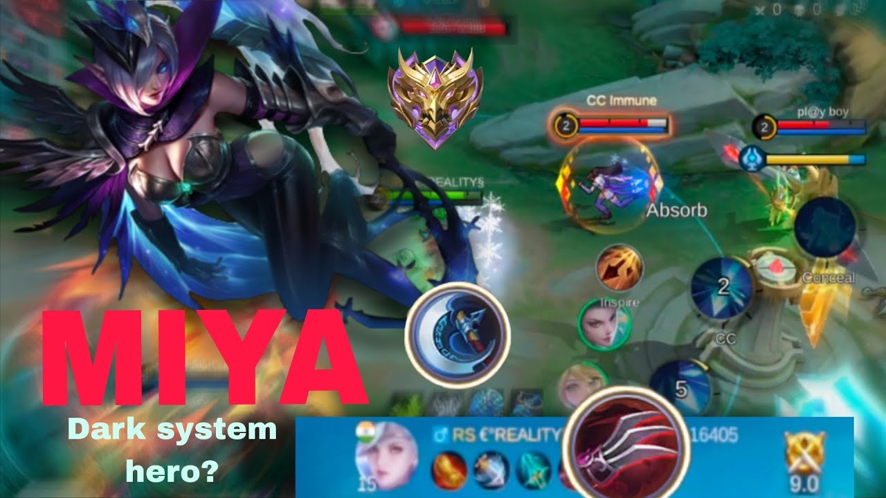 Is Miya the dark system?| Miya gameplay|Top Build |