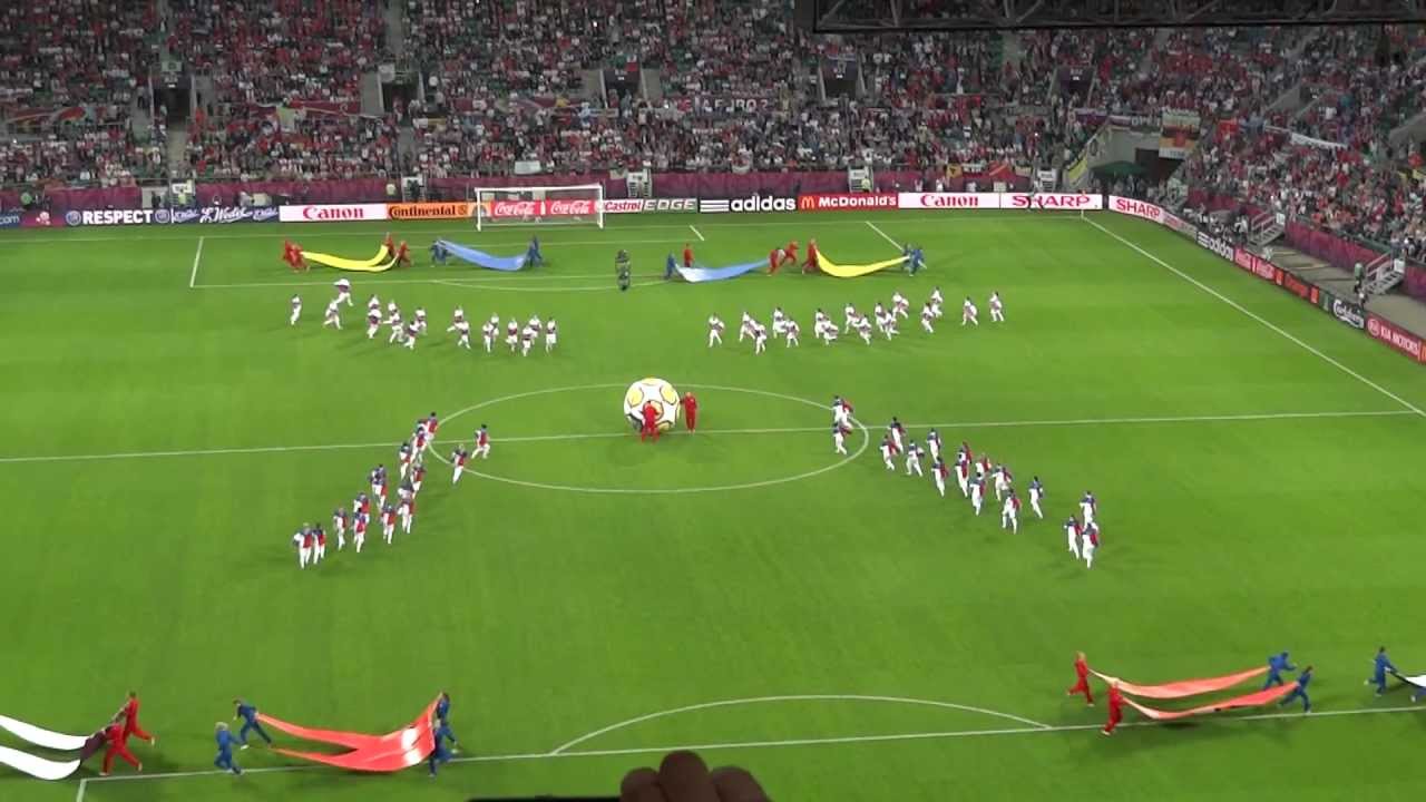 Euro 2012 Russia - Czech Republic 08.06.2012 opening ceremony anthem HD
