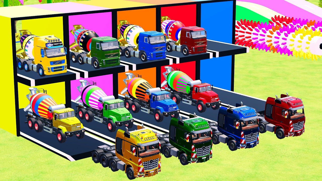 TRANSPORTING CRANE, MIXER TRUCK by MAN TRANSPORTER! Farming Simulator 22 #23