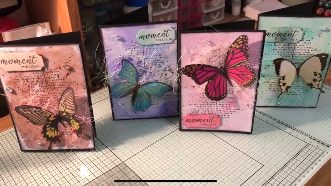 Carterie | faisons une carte ensemble avec les aquamarkers de chez Action 🌸