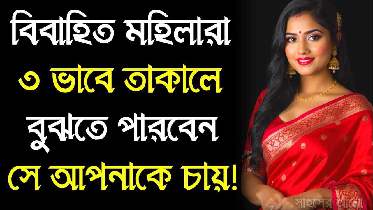 বিবাহিত মহিলারা ৩ ভাবে তাকালে তারা আপনাকে চায়  | Relationship Advice | Love Tips | Psychology Fact