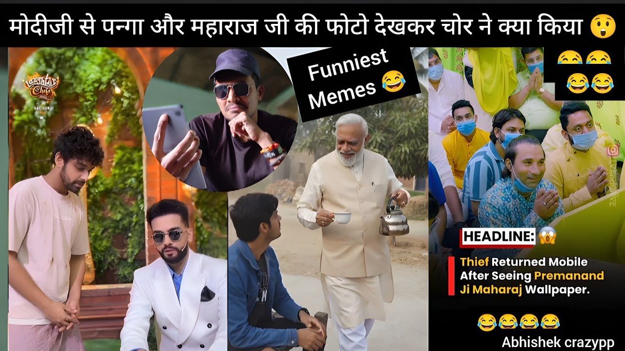 Modi ji se panga 😂Try to laugh challenge 😂😂elvish aur the 50 show ||abhishek crazypp||reaction||