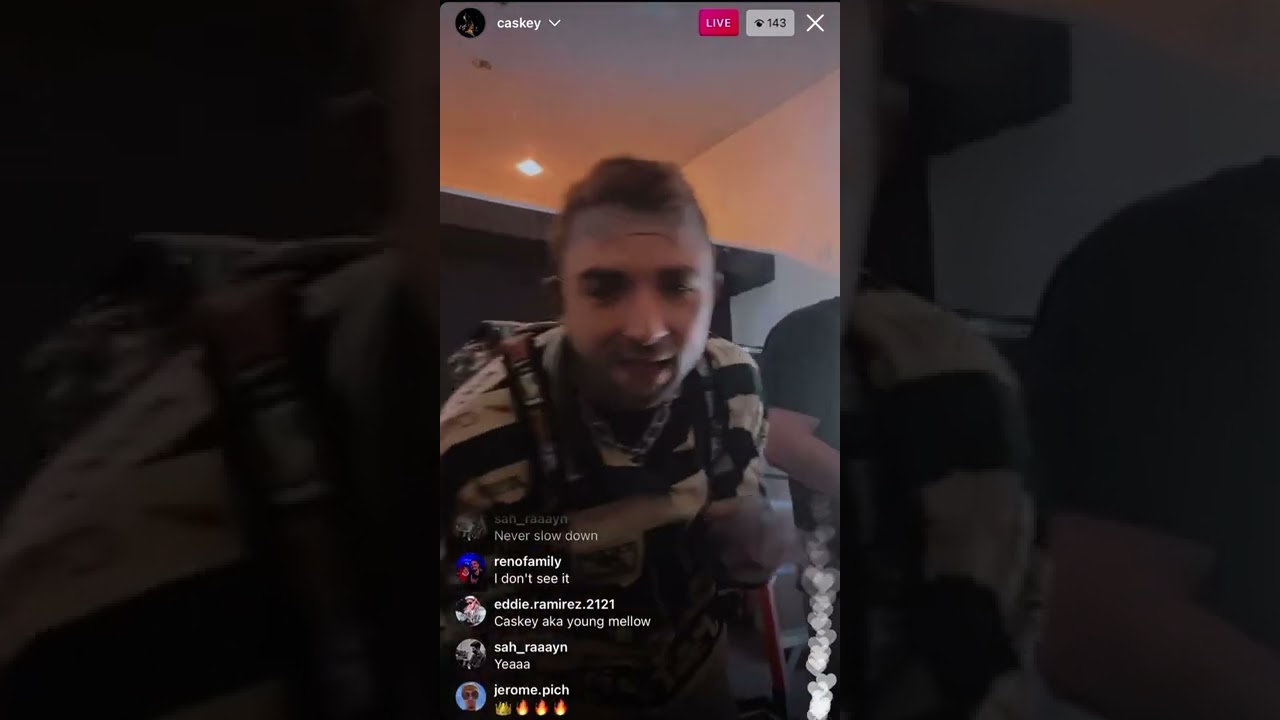Caskey - too much money snippet ig live
