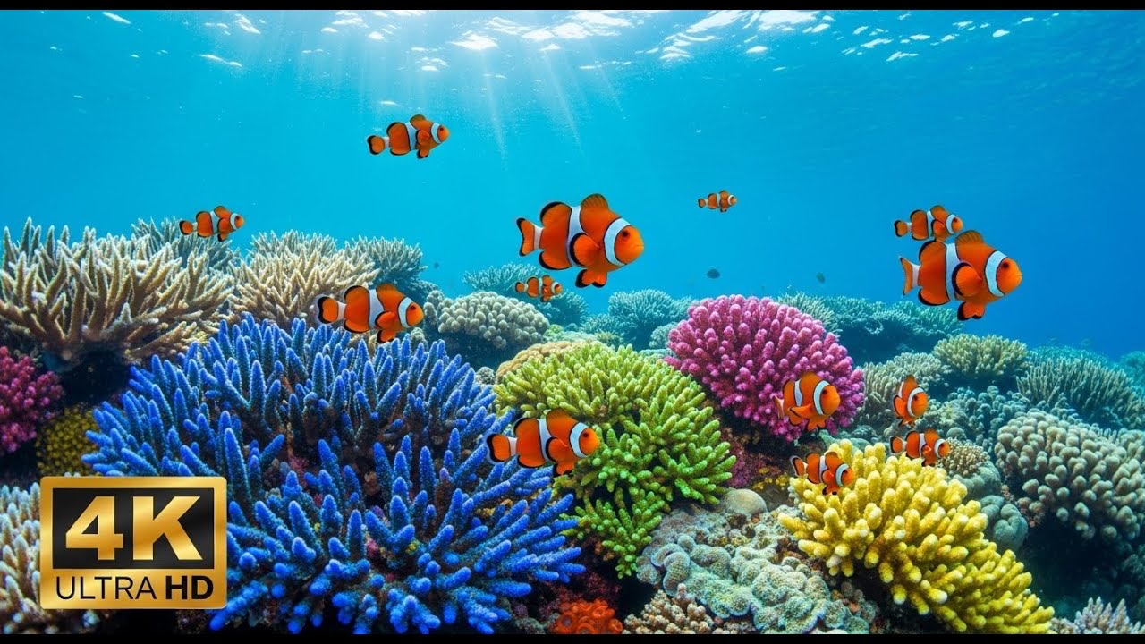 🐡 Ultra HD Aquarium View – Relaxing Fish Tank & Soft Music for Stress Relief