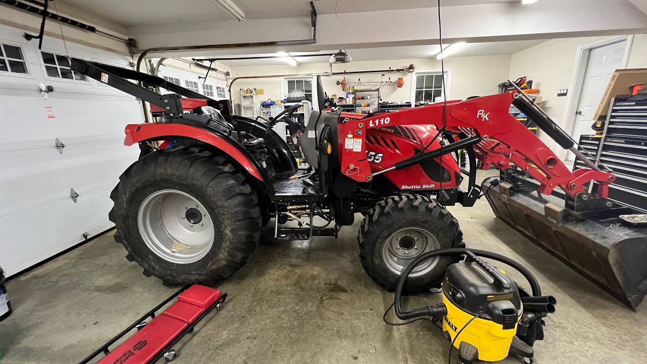 How to change the hydraulic / transmission fluid on a RK55s Tractor